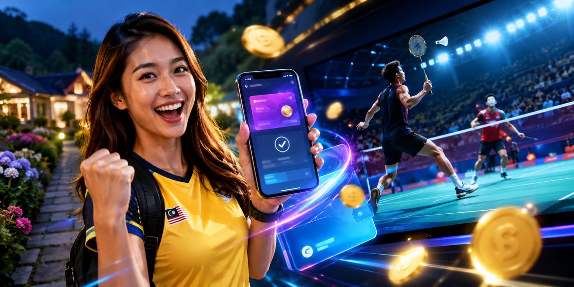 Pengguna Malaysia menggunakan aplikasi kasino 129 pada peranti Android mudah alih