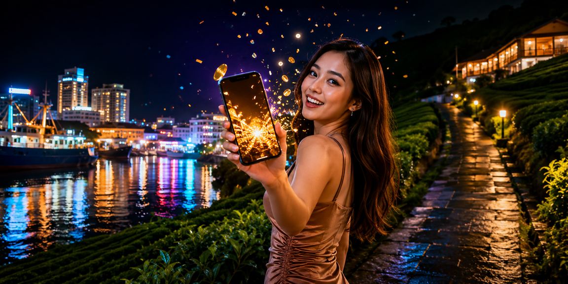 Pengguna Malaysia menggunakan kasino dalam talian melalui telefon pintar