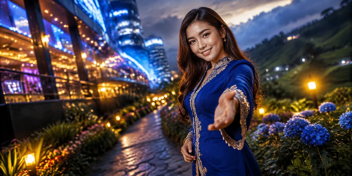 Pengguna VIP Malaysia berpakaian baju kurung menikmati bonus platform hiburan 129